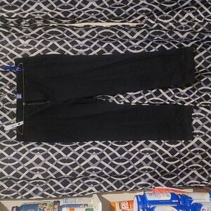 Men's dress black pants George 36x32.